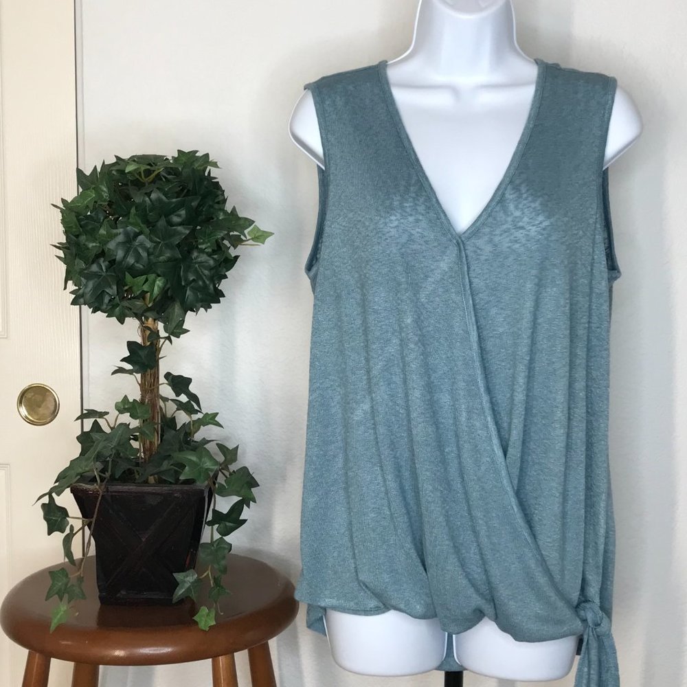 Bobeau Tank Top | Blue | Large - Picture 5 of 8